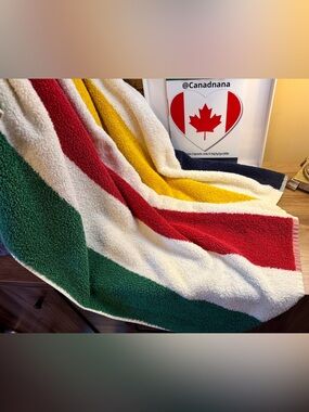 Authentic, Original Hudson's Bay Company Vertical Striped Oversized Beach Towel